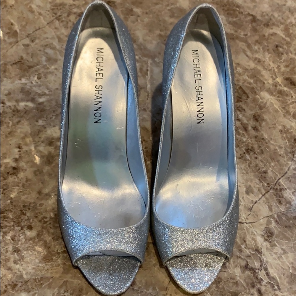 Silver heels